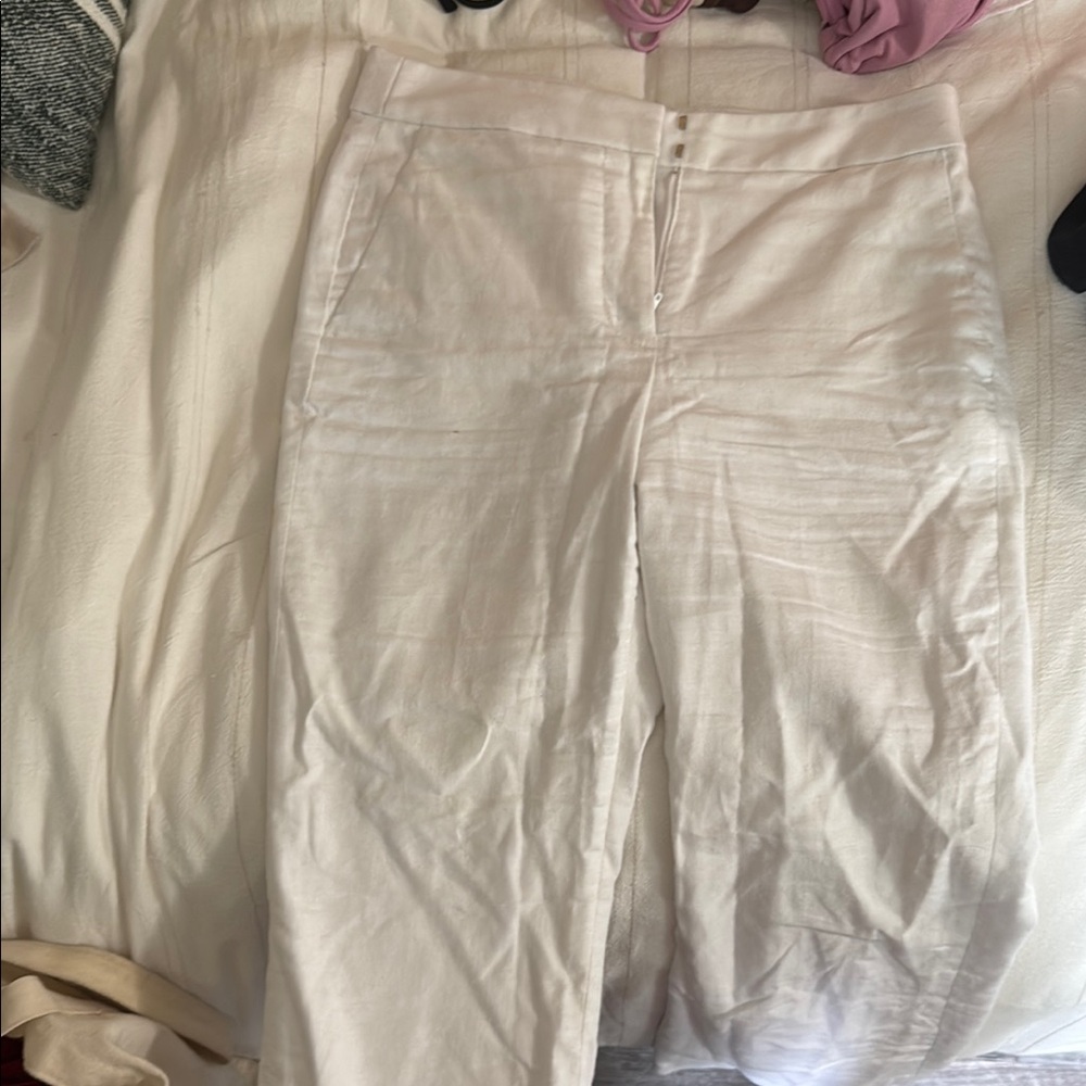 J. Crew White Ankle Cropped Jeans Versatile Style